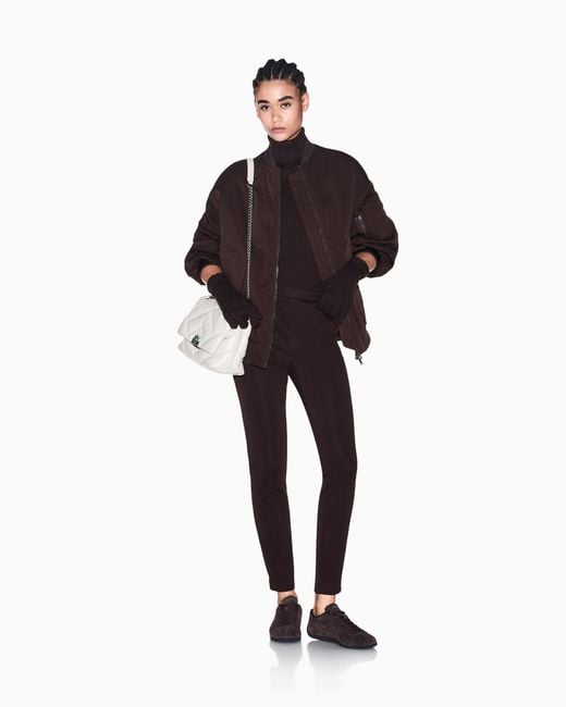 ARMANI EXCHANGE Purple Slim-Fit Leggings