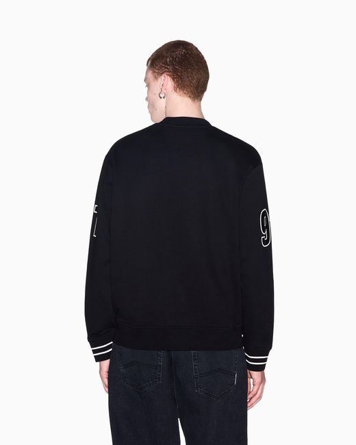 ARMANI EXCHANGE Black Sweatshirt for men