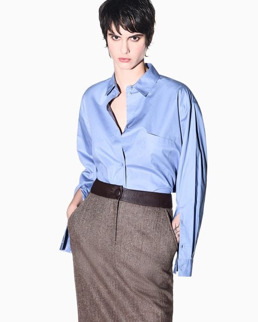 ARMANI EXCHANGE Blue Regular Fit Shirt