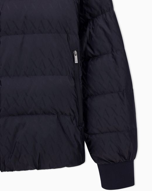 ARMANI EXCHANGE Black Quilted And Warm Jacket for men