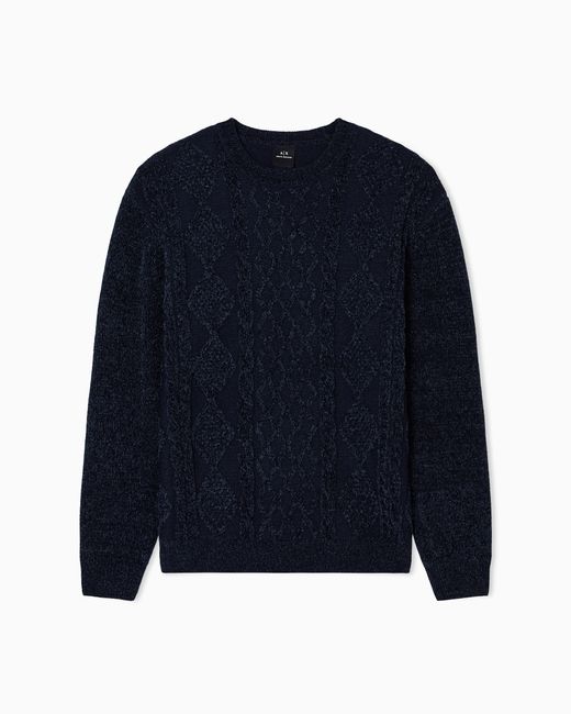 Pull En Maille Tissée ARMANI EXCHANGE pour homme en coloris Blue