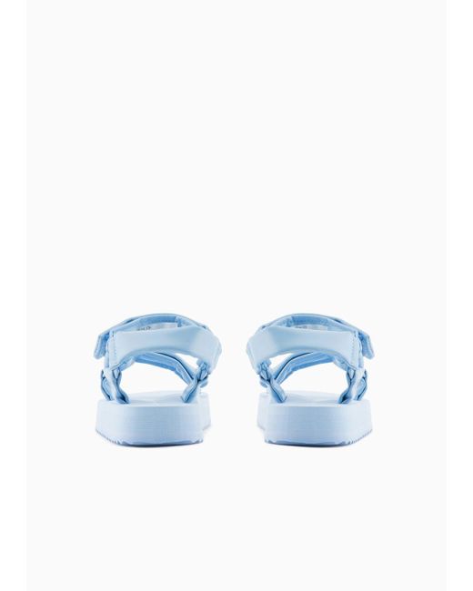 Armani Exchange Blue Sandals