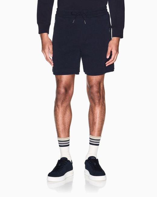 ARMANI EXCHANGE Blue Bermuda Shorts for men