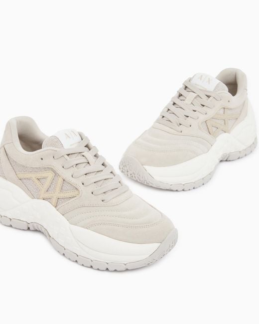 ARMANI EXCHANGE White Sneakers Low Cut