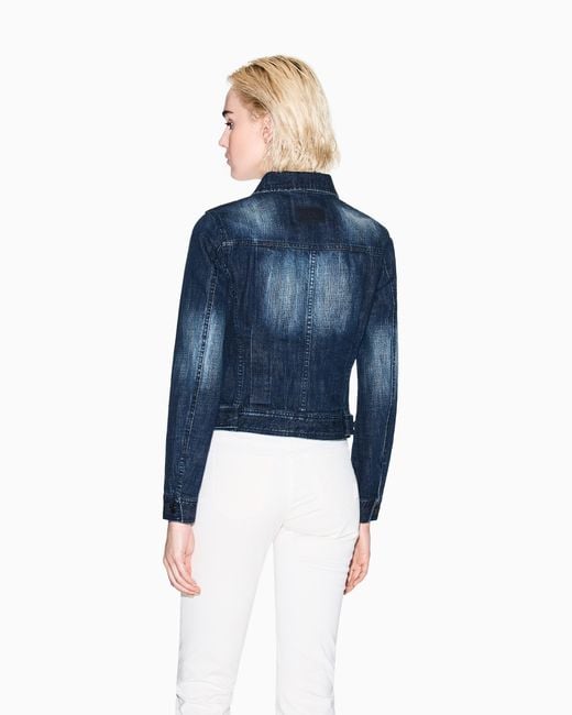 Veste En Jean ARMANI EXCHANGE en coloris Blue