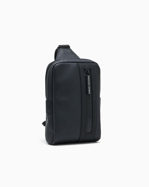ARMANI EXCHANGE Blue Bodypack Backpack for men