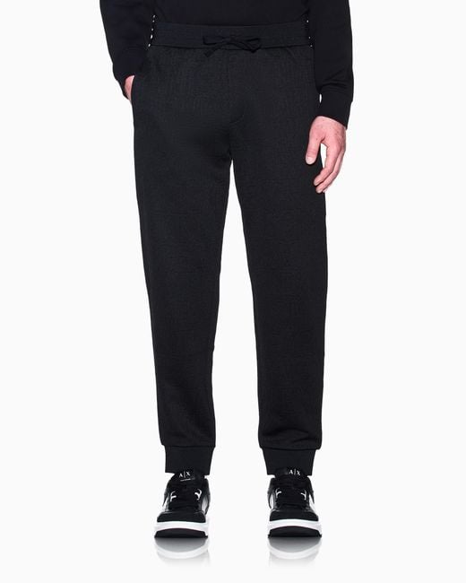 ARMANI EXCHANGE Blue Regular Fit Trousers for men
