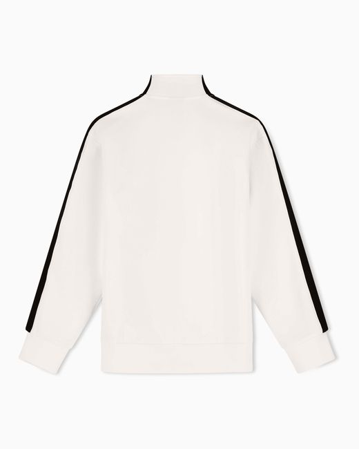 ARMANI EXCHANGE Natural Stretch Bonded Cotton Sweatshirt for men