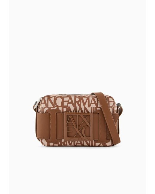 Armani Exchange Brown Crossbody Bags