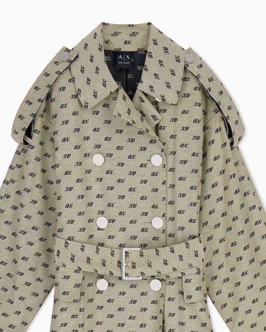 ARMANI EXCHANGE White Trench Coat