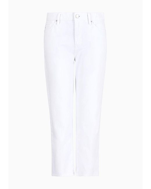 Jeans Boyfriend di Armani Exchange in White