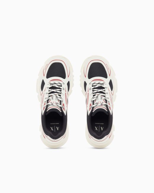 Sneaker Stringate di ARMANI EXCHANGE in White da Uomo