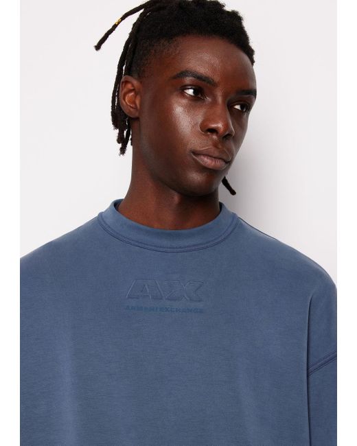 Armani Exchange Sweatshirts Ohne Kapuze in Blue für Herren