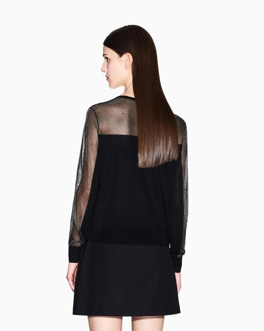 ARMANI EXCHANGE Black Pullover