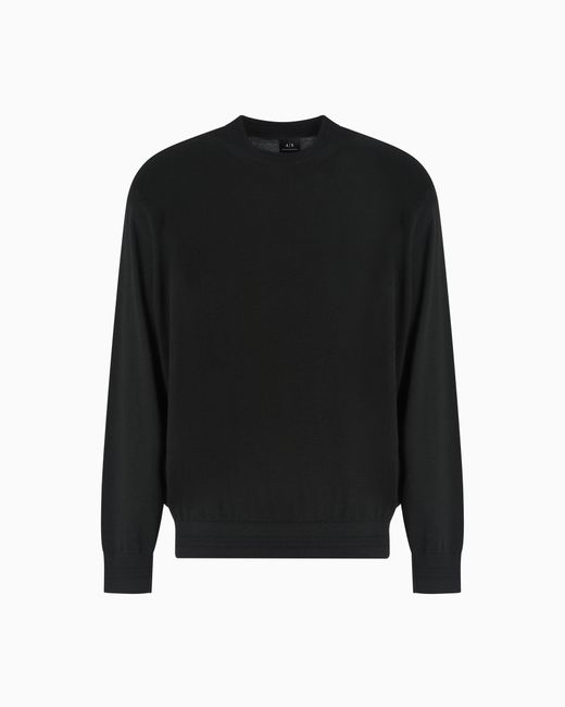 ARMANI EXCHANGE Rollkragenpullover Aus Wollmischung in Black für Herren