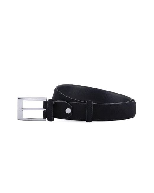 Armos Black Unique Suede Belt for men
