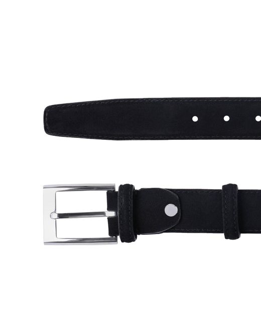 Armos Black Unique Suede Belt for men