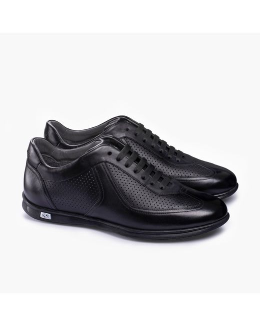 Armos Black Perforated Sneaker for men