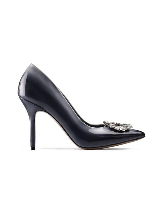 Armos Blue Patent Pump