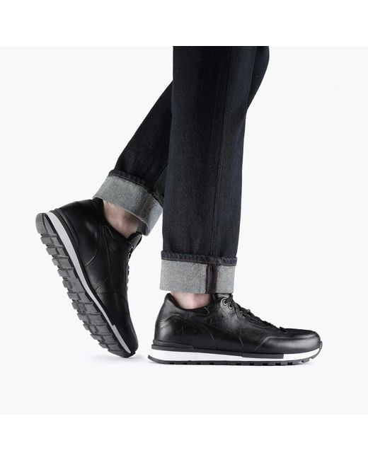 Armos Black Sneaker With Sole for men