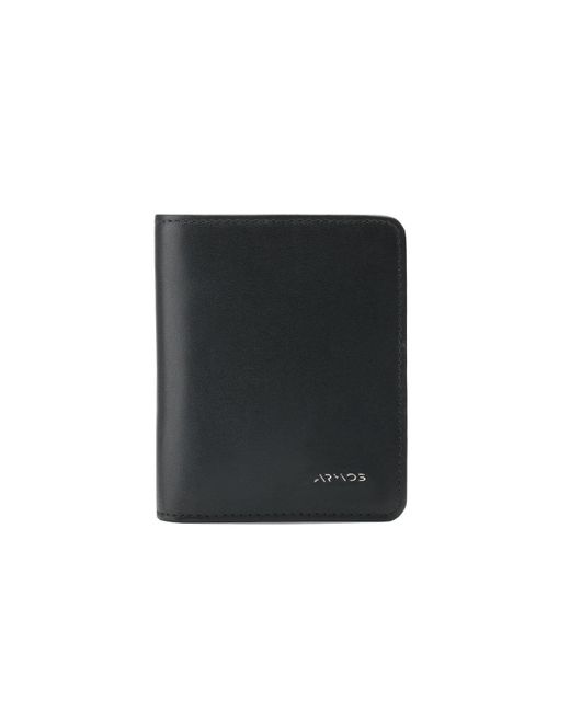 Armos Black Compact Wallet for men
