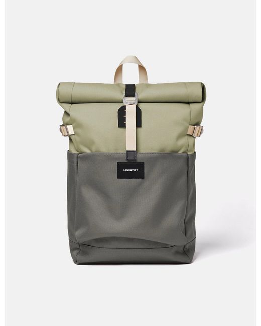 Sandqvist Ilon Rolltop Backpack (recycled Poly) in Gray for Men | Lyst