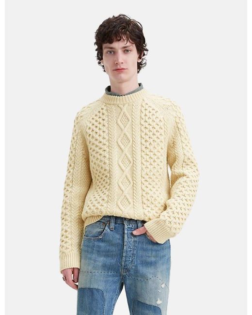Wool ® Vintage Clothing Aran Sweater 