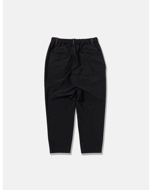 and wander Plain Tapered Stretch Pants in Black for Men | Lyst