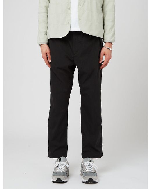 Snow Peak Stretch Fr Pants in Black for 
