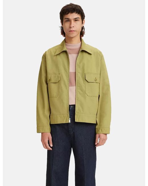 Levi's Cotton Levis Made & Crafted Union Trucker Jacket in Yellow for ...