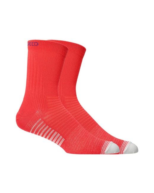 Asics META SPEED SOCKS CREW in Red für Herren