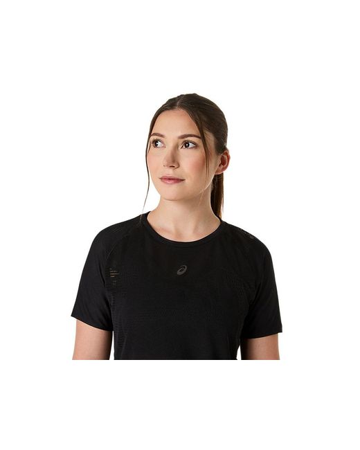 Asics Black Metarun Ss Top
