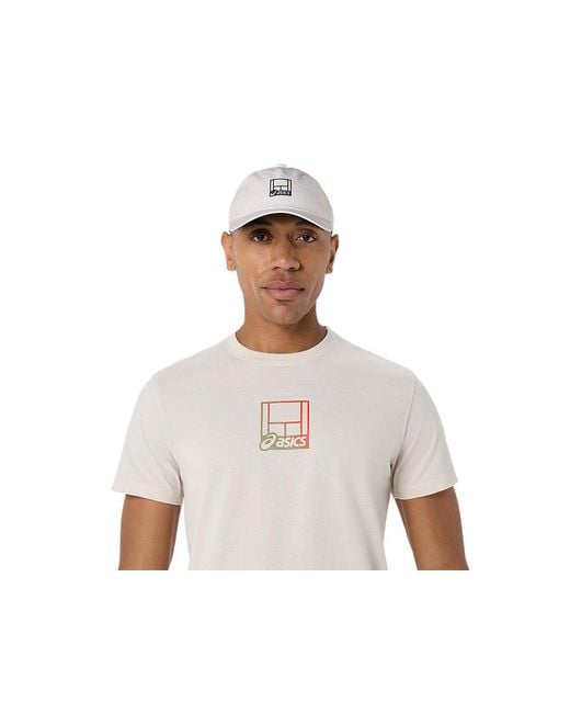 Asics Black Court Core Graphic Tee for men