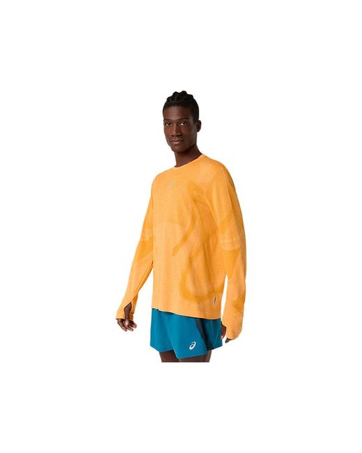 ROAD SEAMLESS LS TOP Asics de hombre de color Orange