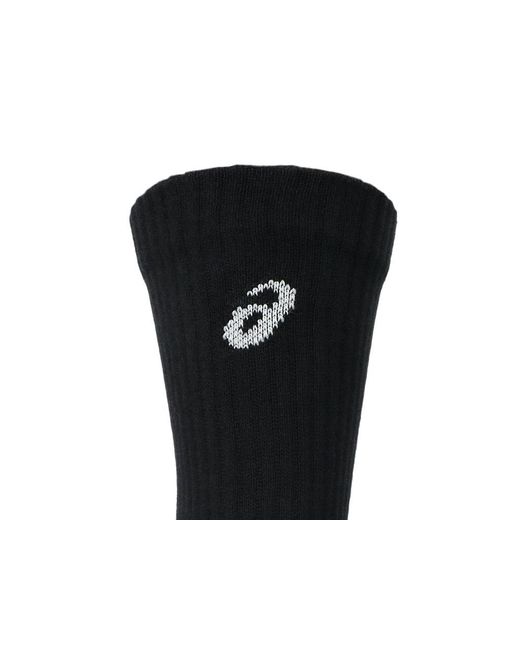 Asics Black Aeg 3 Pack Crew Sock for men