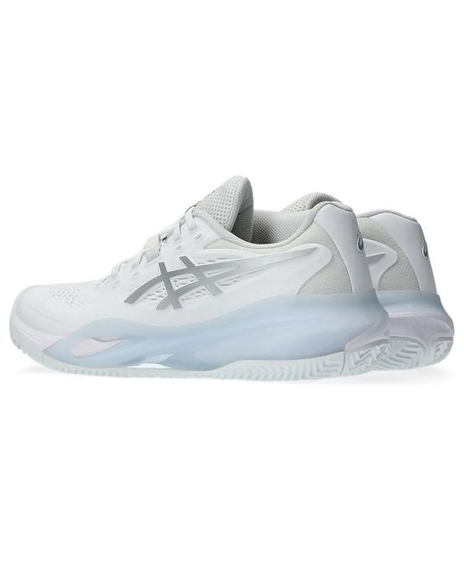 Asics White Gel-Resolution X Clay