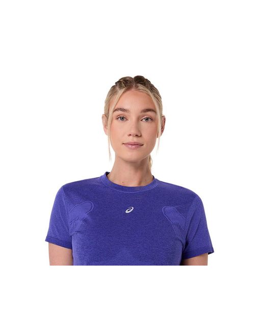 Asics Blue Road Seamless Ss Top