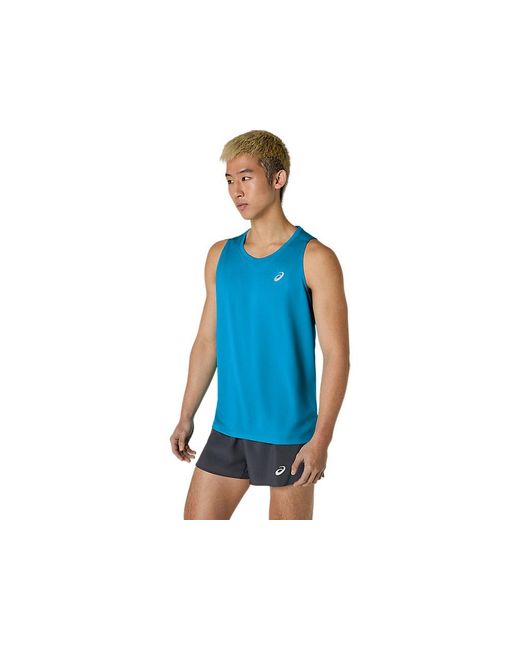 Asics Core Singlet in het Blue voor heren