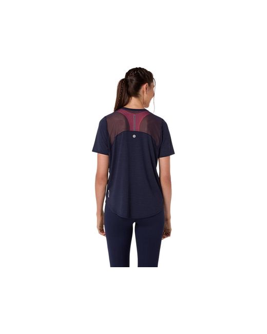 Asics Road Ss Top in het Blue