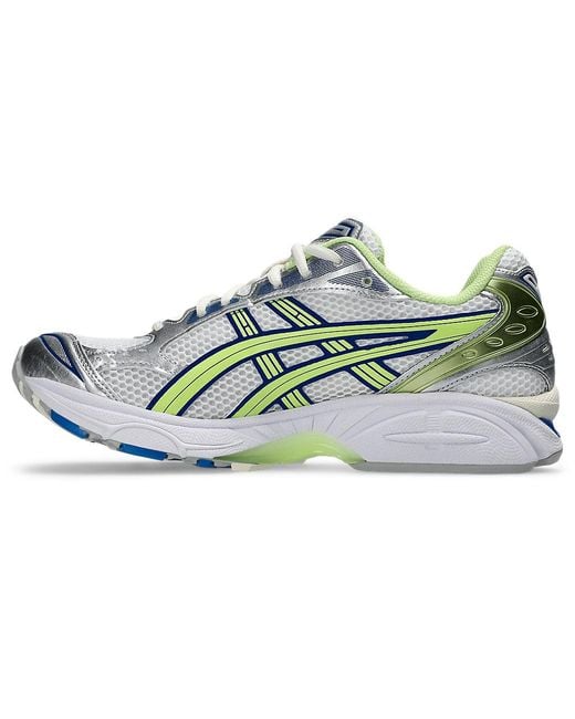 Asics Weiße Limette Grüne Sneakers in Blue für Herren