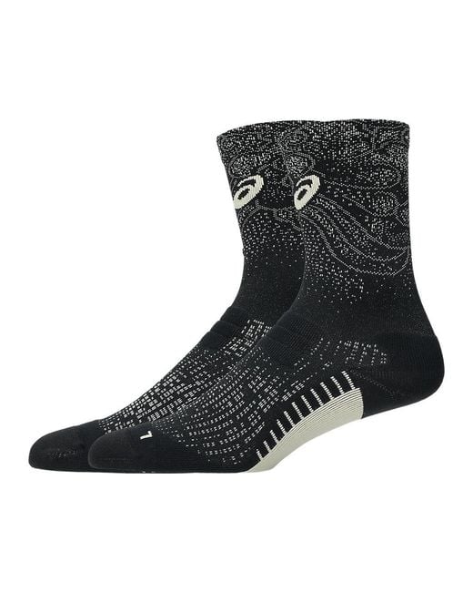 Asics Performance Run Crew Sock in het Black voor heren