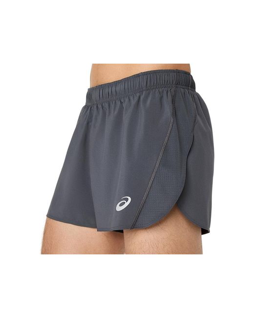 Asics Core Split Short in het Black voor heren