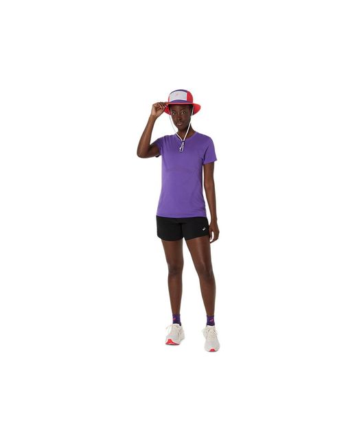 Asics Purple Road Seamless Ss Top