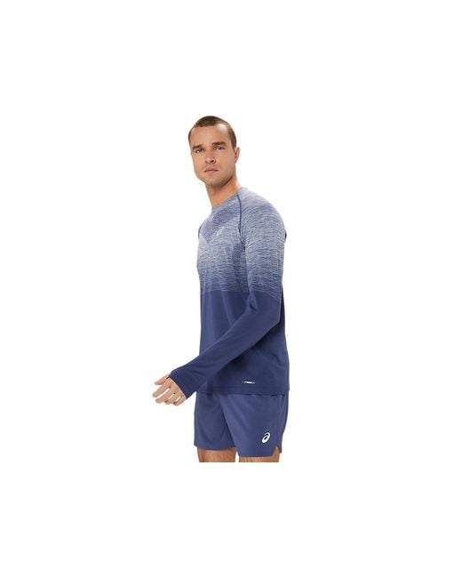 Seamless Ls Top di Asics in Blue da Uomo