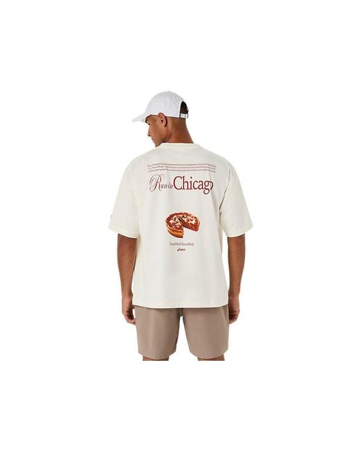 Asics White Heritage Heavy Cotton Run City Tee for men