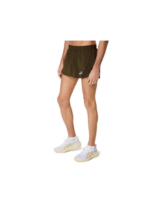 Asics Core Split Short in het Black voor heren