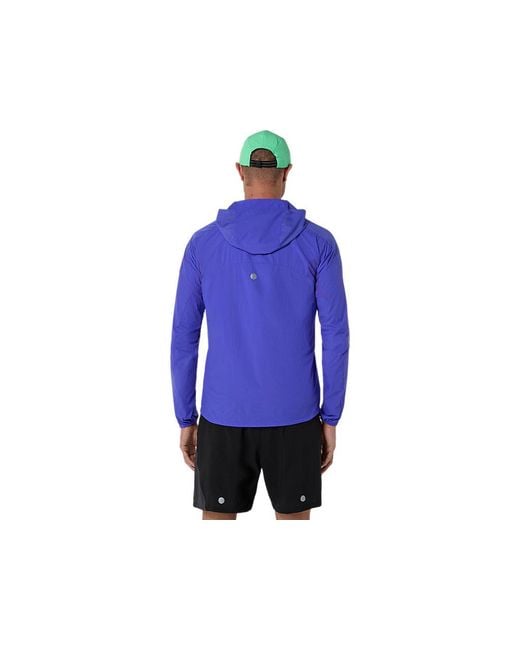 Asics Blue Road Packable Jacket for men