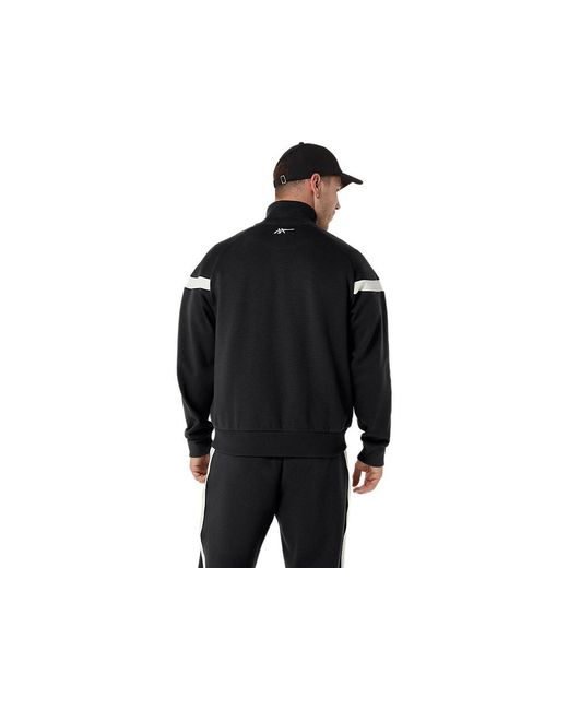 Asics Black Heritage Track Jacket for men