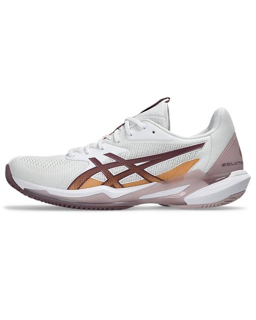 Asics White Solution Speed Ff3 Tennis Shoes