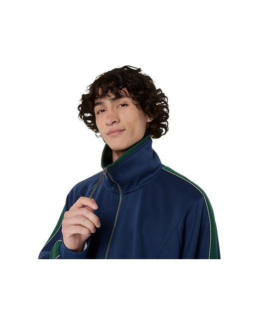 Asics Knit Jacket in het Blue voor heren